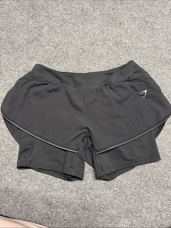 Gymshark Pants - Gymshark Black Women's Layered Athletic Skort